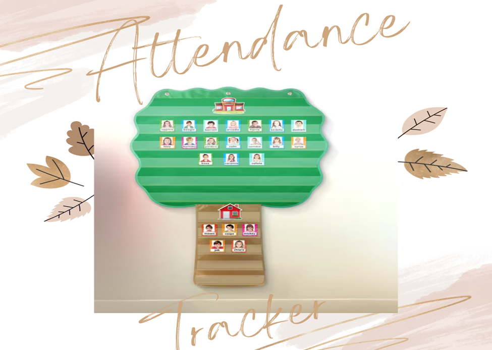 Tree Attendance Sheet Pocket Chart