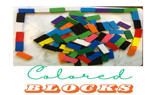 Colored Domino Blocks